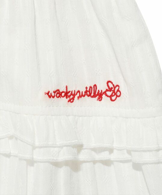 WOMEN RUFFLE MINI SKIRT