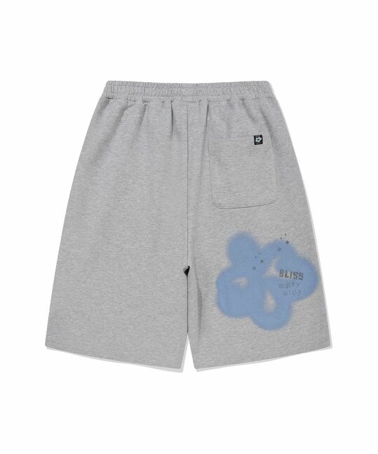 WOMEN'S GRAPHIC SWEATSHIRT BERMUDA PANTS