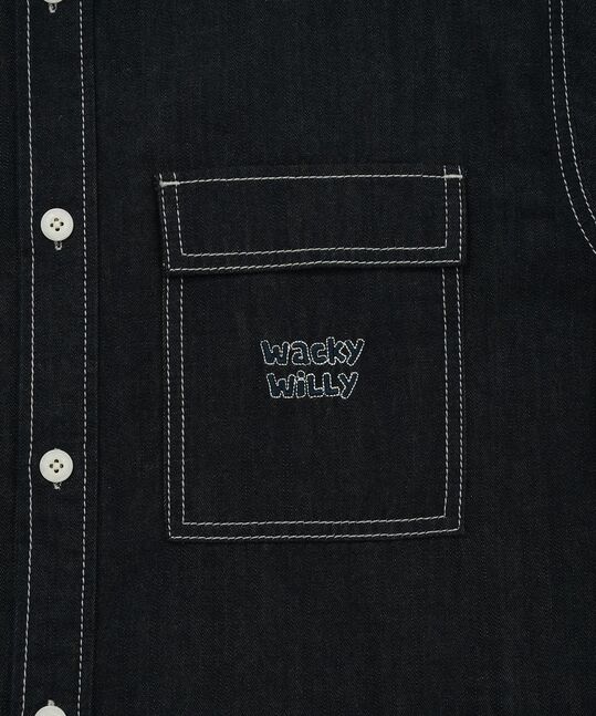 EASY DENIM SHORT-SLEEVE SHIRT