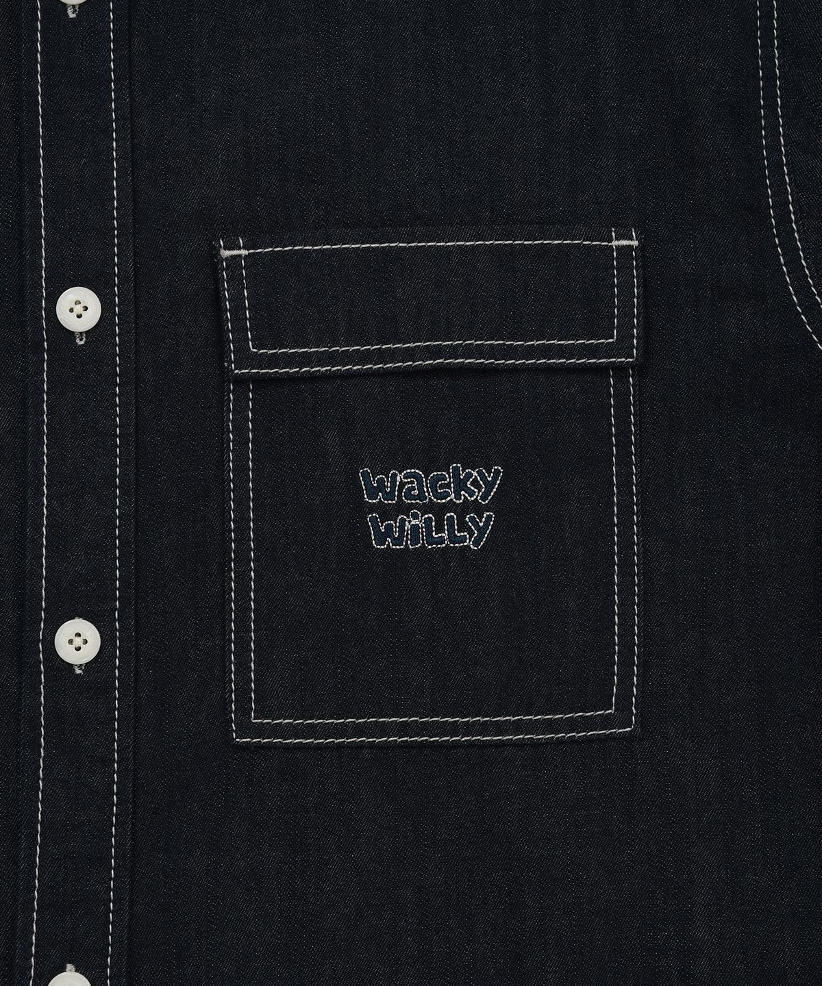 EASY DENIM SHORT-SLEEVE SHIRT