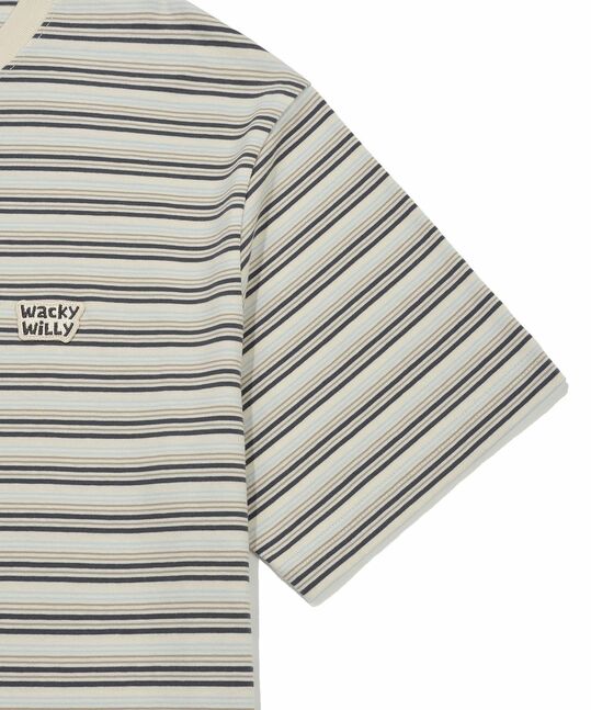 MULTI STRIPE SHORT SLEEVE T-SHIRT