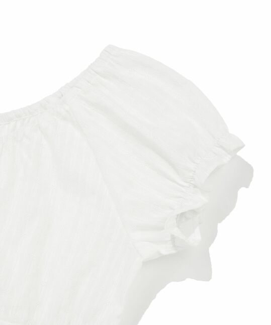WOMEN'S SHIRRING PUFF BLOUSE