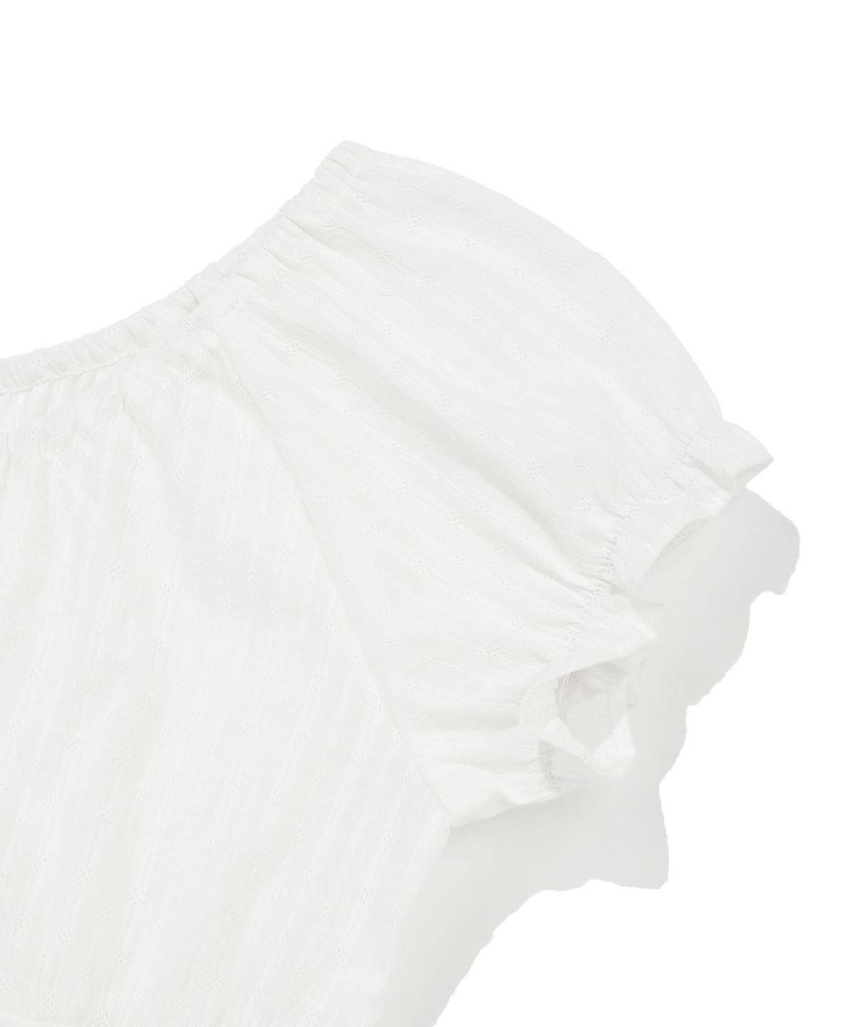 WOMEN'S SHIRRING PUFF BLOUSE