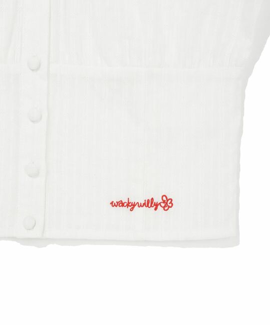 WOMEN'S SHIRRING PUFF BLOUSE