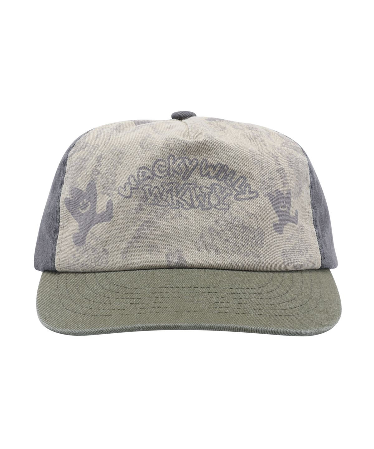 GRAPHIC HALF FLAT CAP