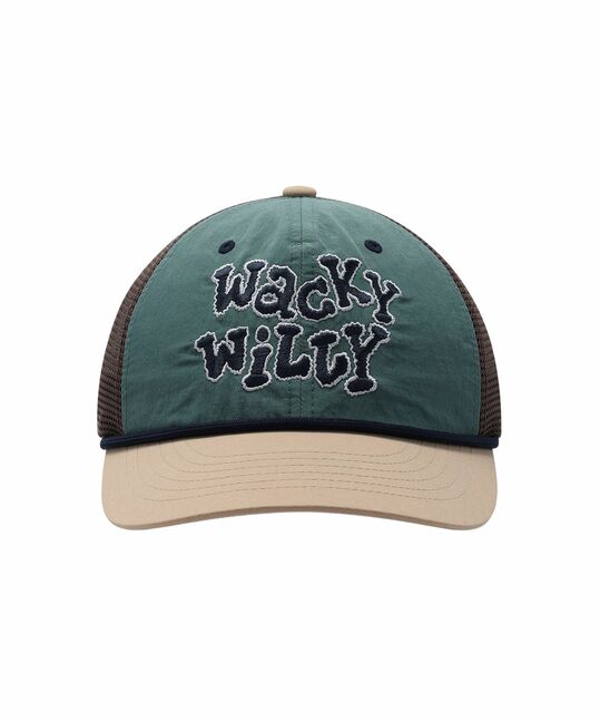 WACKY WILLY APPLIQUE FLAT CAP
