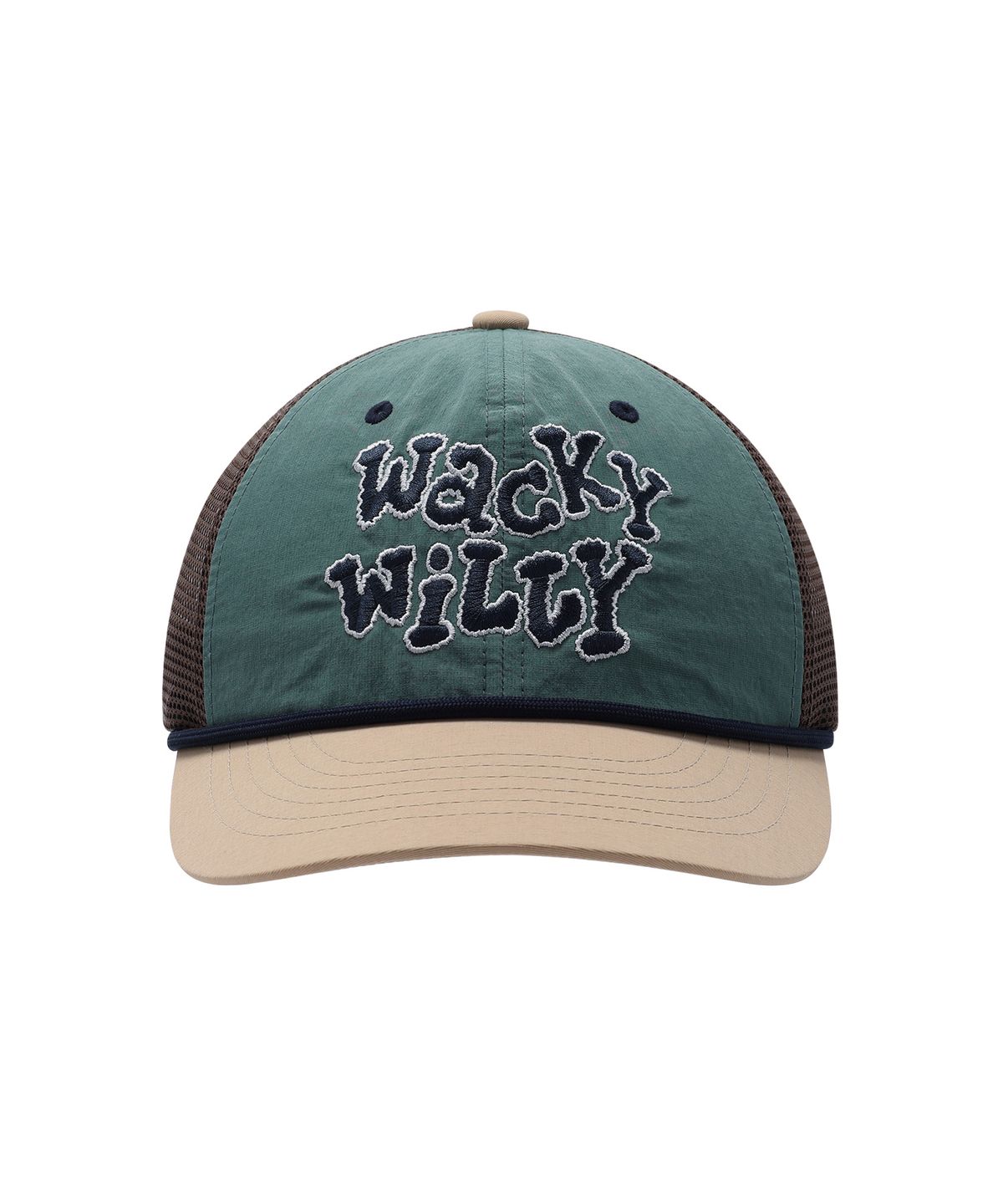 WACKY WILLY APPLIQUE FLAT CAP