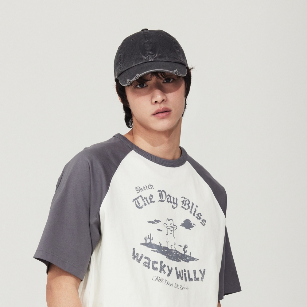 WACKY WILLY WASHED DEMAGE BASEBALL CAP