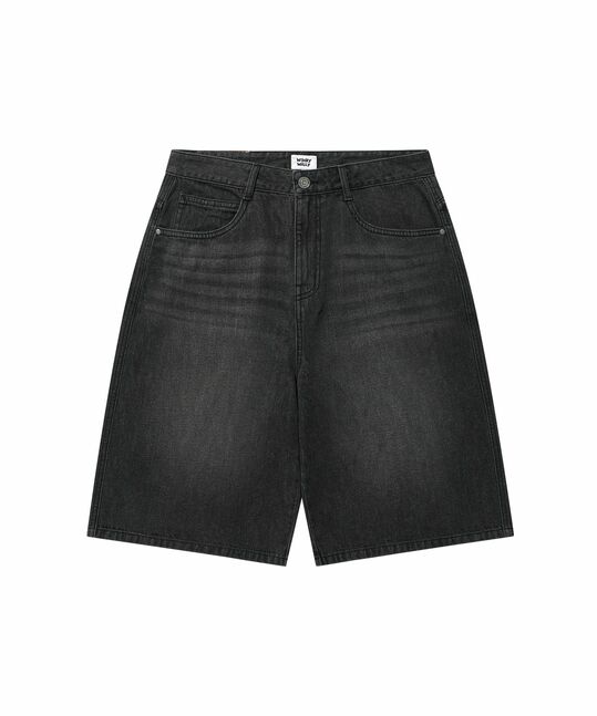 BASIC BERMUDA DENIM SHORTS