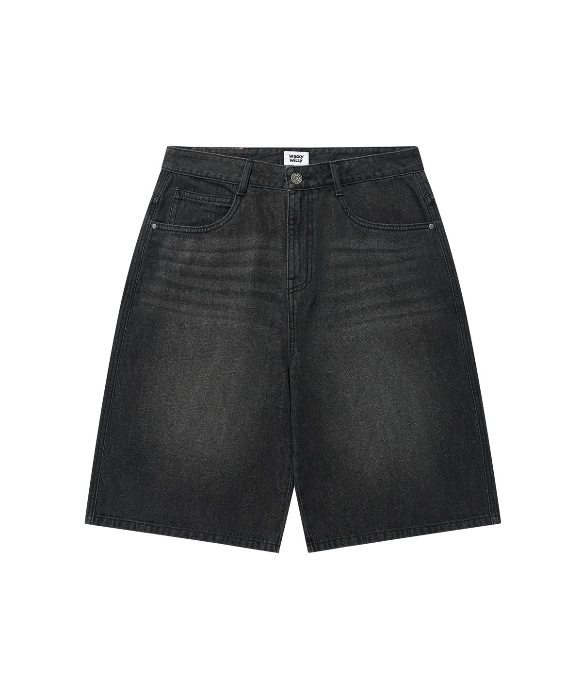 BASIC BERMUDA DENIM SHORTS