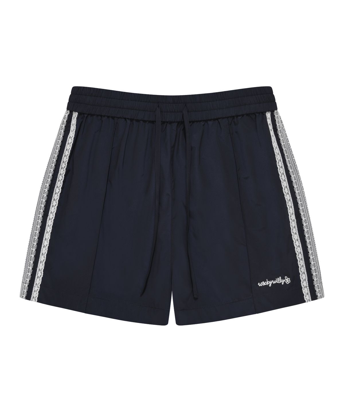 WOMEN’S LACE TRACK SHORTS