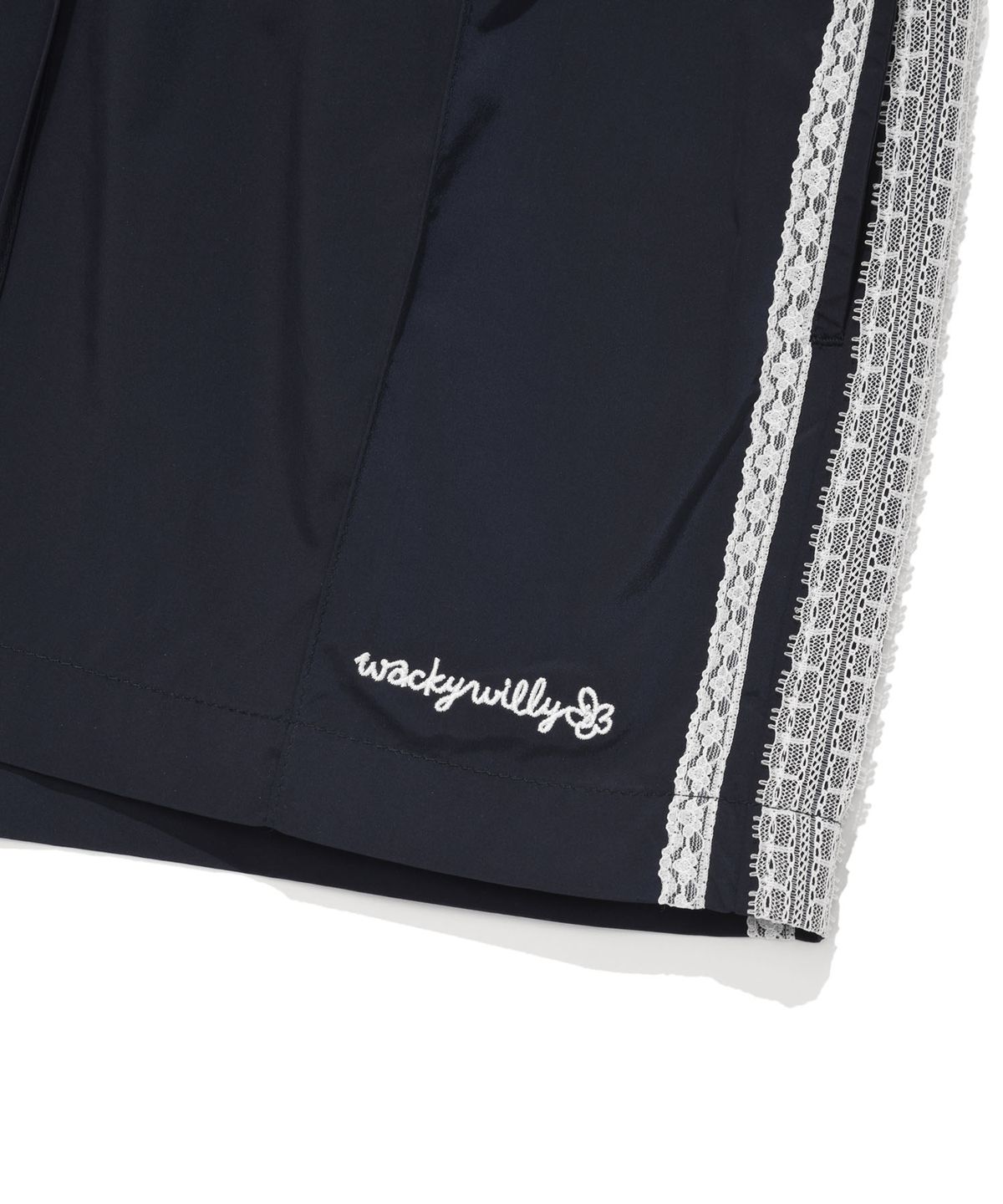 WOMEN’S LACE TRACK SHORTS