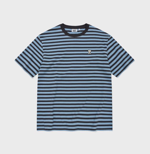 BASIC STRIPE SHORT SLEEVE T-SHIRT