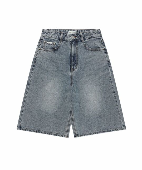 WOMEN’S APPLIQUE DENIM BERMUDA PANTS