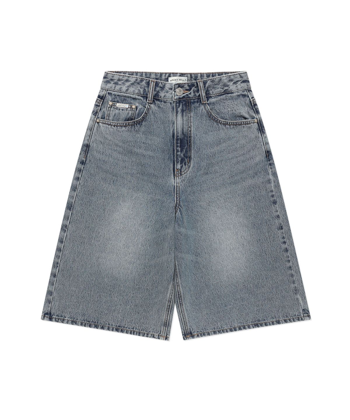 WOMEN’S APPLIQUE DENIM BERMUDA PANTS