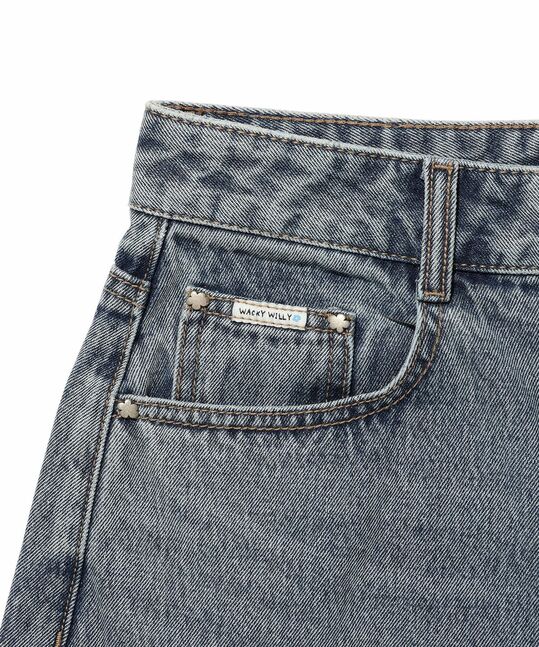 WOMEN’S APPLIQUE DENIM BERMUDA PANTS