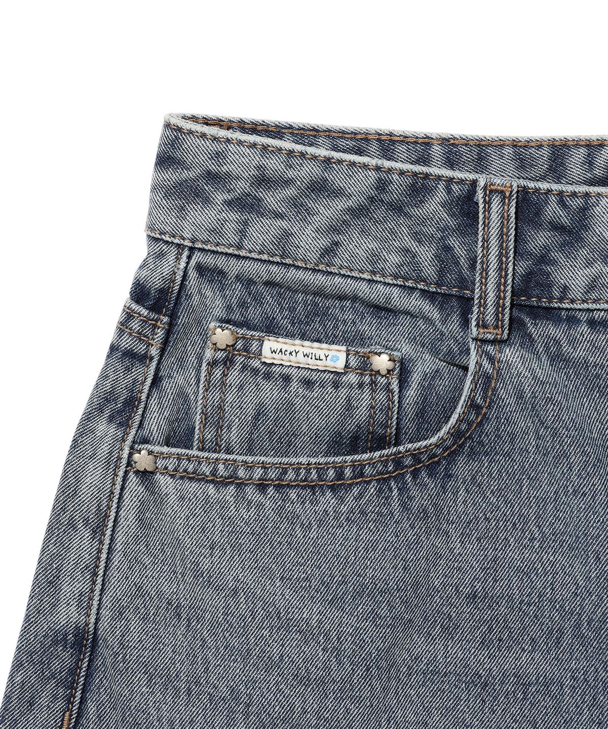 WOMEN’S APPLIQUE DENIM BERMUDA PANTS