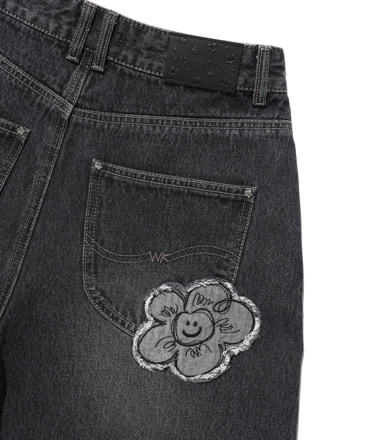 WOMEN’S APPLIQUE DENIM BERMUDA PANTS