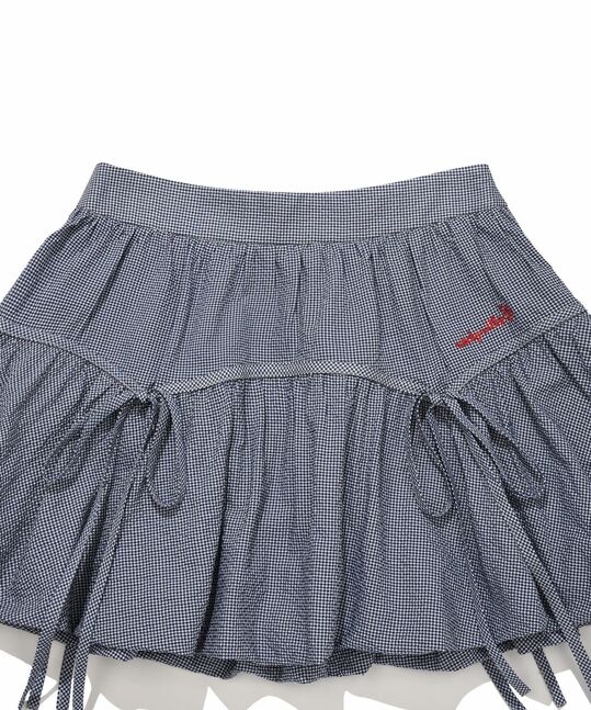 WOMEN’S BALLOON RIBBON MINI SKIRT