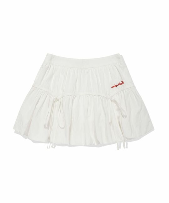 WOMEN’S BALLOON RIBBON MINI SKIRT