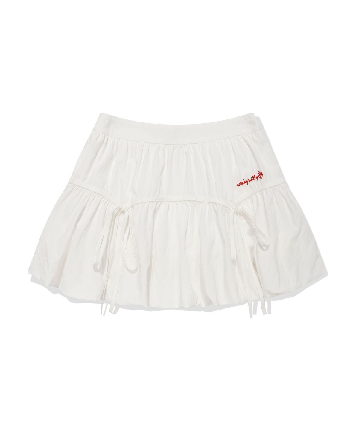WOMEN’S BALLOON RIBBON MINI SKIRT