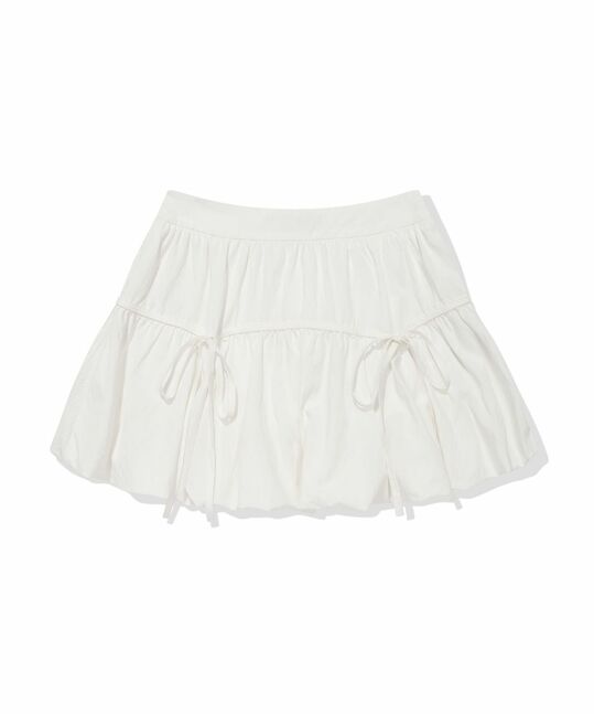 WOMEN’S BALLOON RIBBON MINI SKIRT