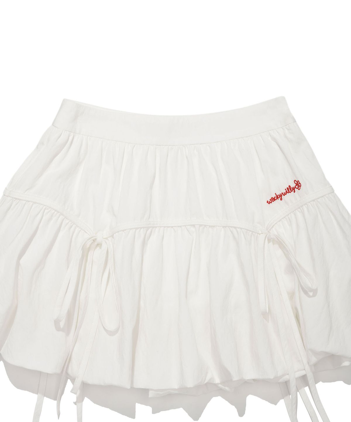 WOMEN’S BALLOON RIBBON MINI SKIRT