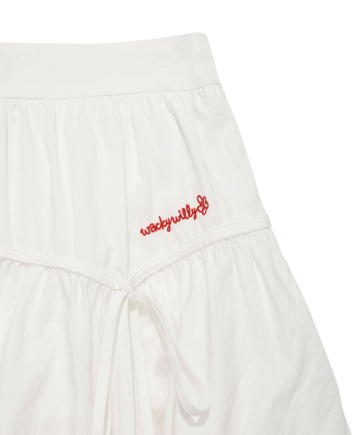 WOMEN’S BALLOON RIBBON MINI SKIRT