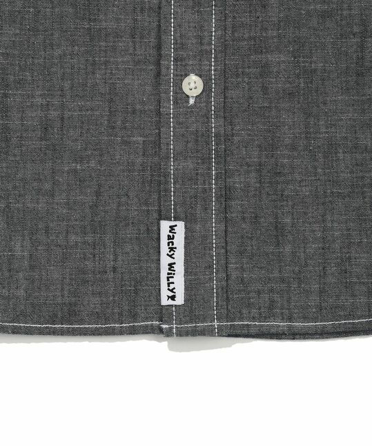 CHAMBRAY SHORT-SLEEVE SHIRT