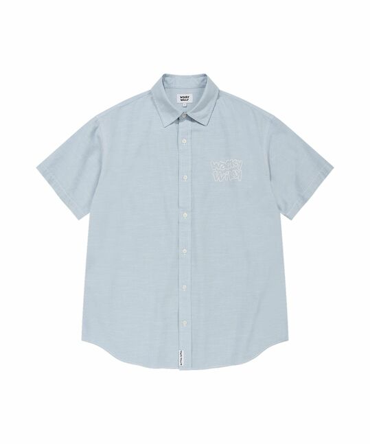 CHAMBRAY SHORT-SLEEVE SHIRT
