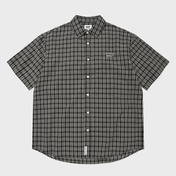 GINGHAM CHECK SHORT-SLEEVE SHIRT