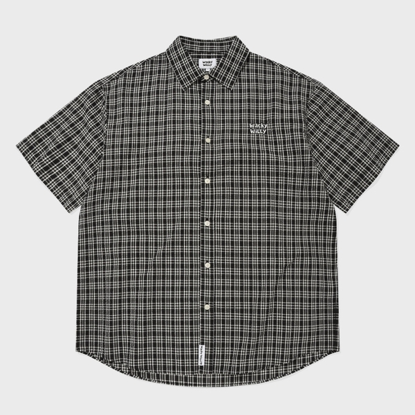 GINGHAM CHECK SHORT-SLEEVE SHIRT