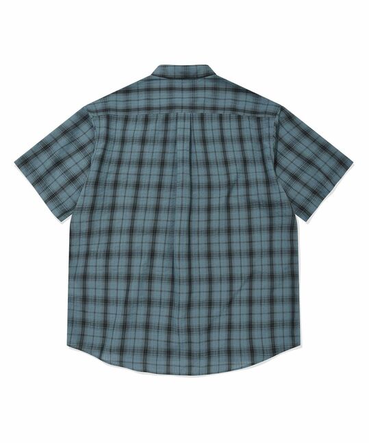 SEERSUCKER CHECK SHORT-SLEEVE SHIRT