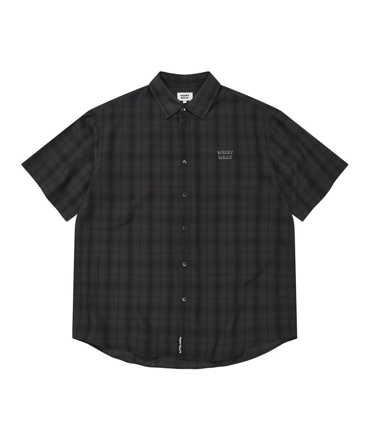 SEERSUCKER CHECK SHORT-SLEEVE SHIRT
