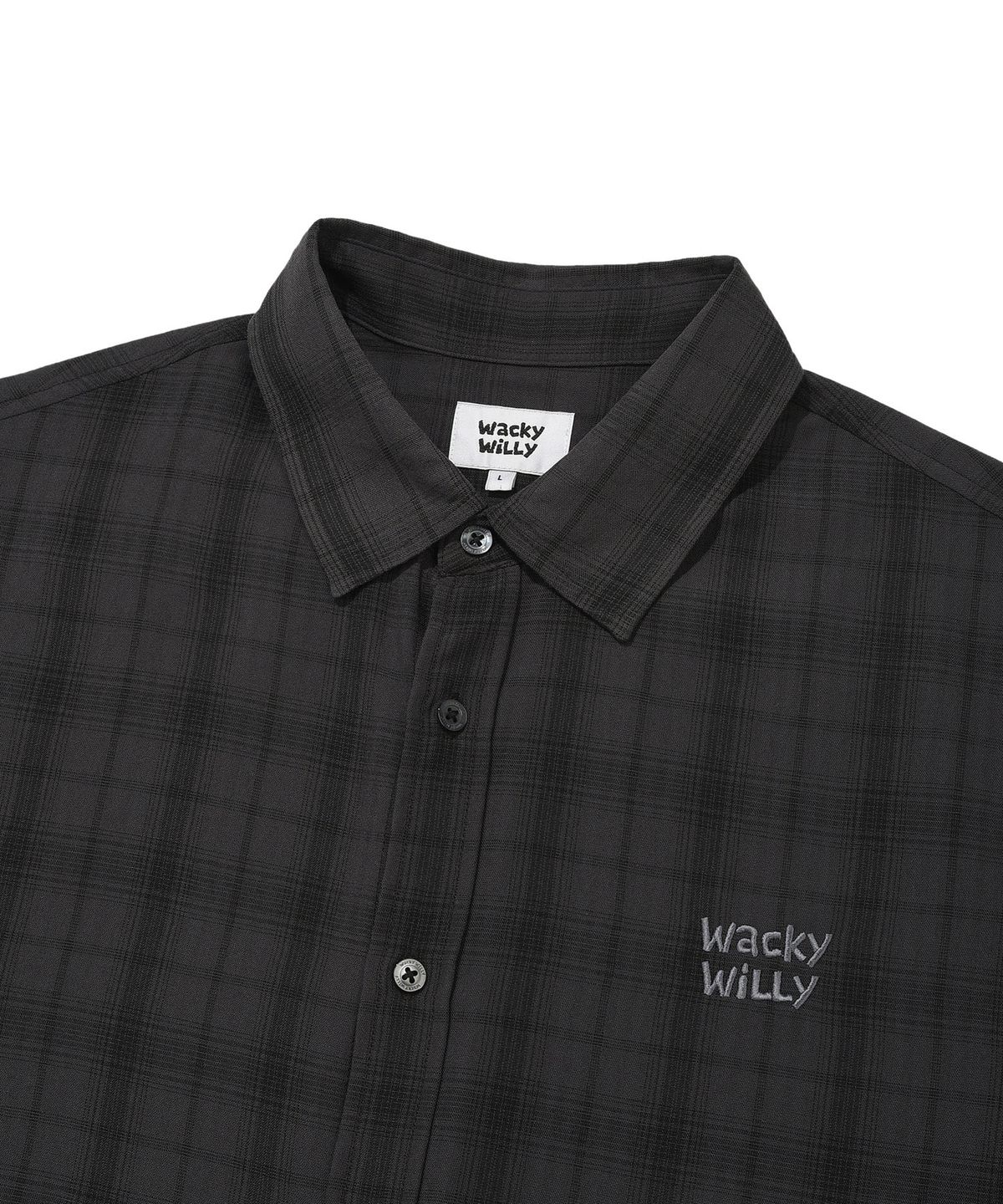 SEERSUCKER CHECK SHORT-SLEEVE SHIRT
