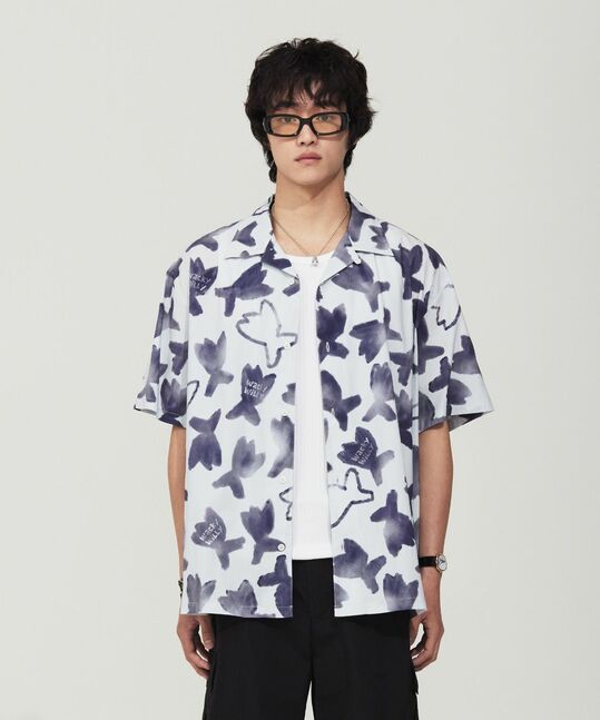KIKY PATTERN GRAPHIC SHORT-SLEEVE SHIRT