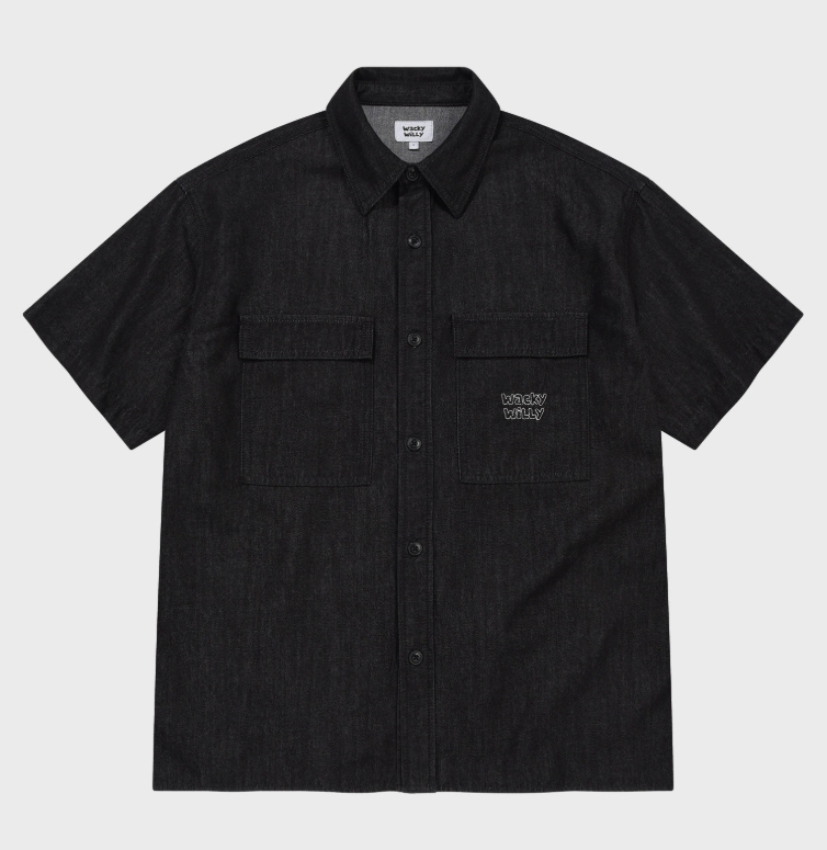 EASY DENIM SHORT-SLEEVE SHIRT