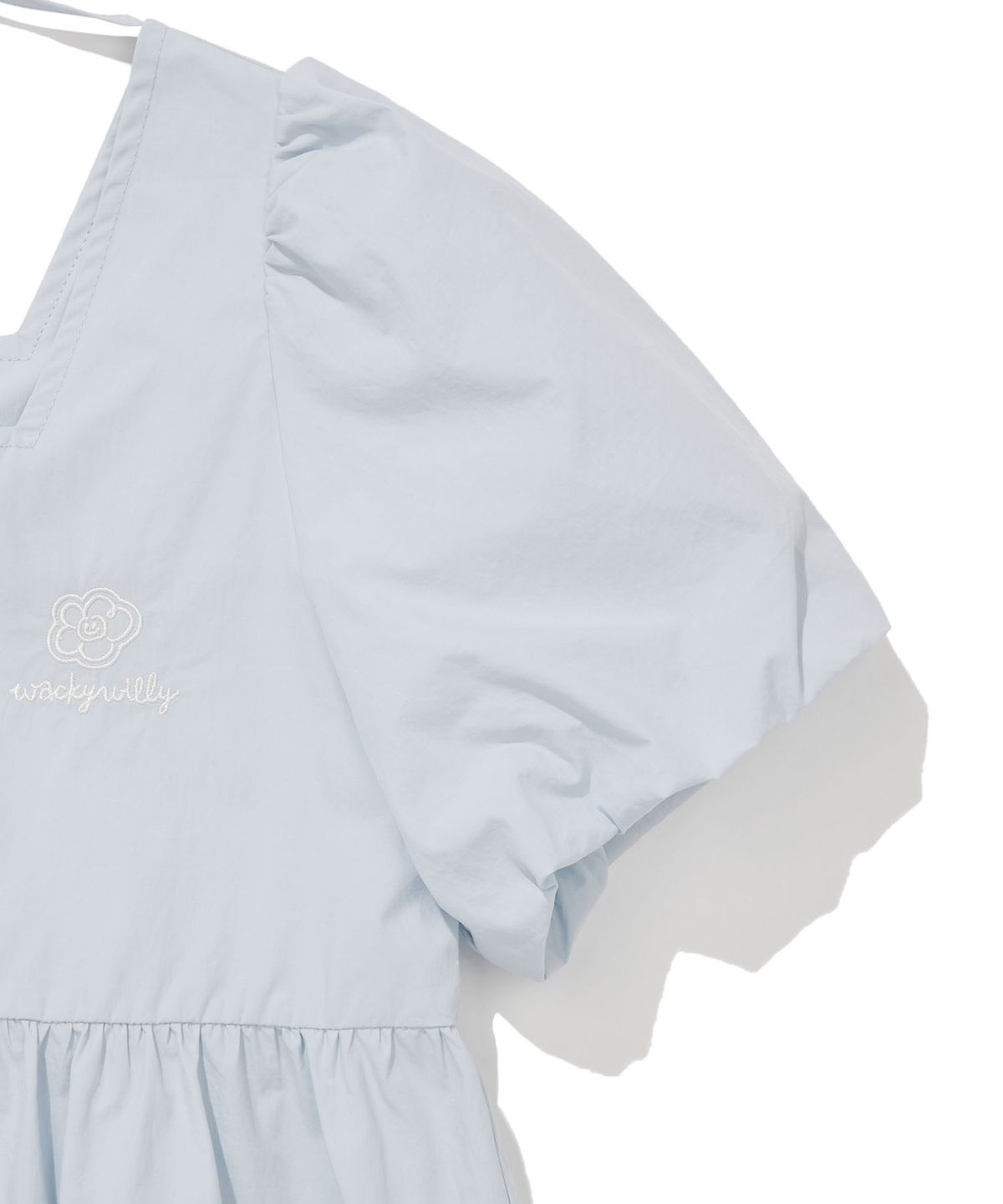 WOMEN’S SQUARE-NECK COTTON BLOUSE