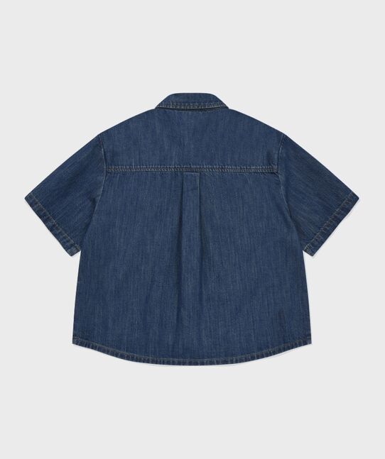 WOMEN’S LOW-OUNCE DENIM SHORT-SLEEVE SHIRT