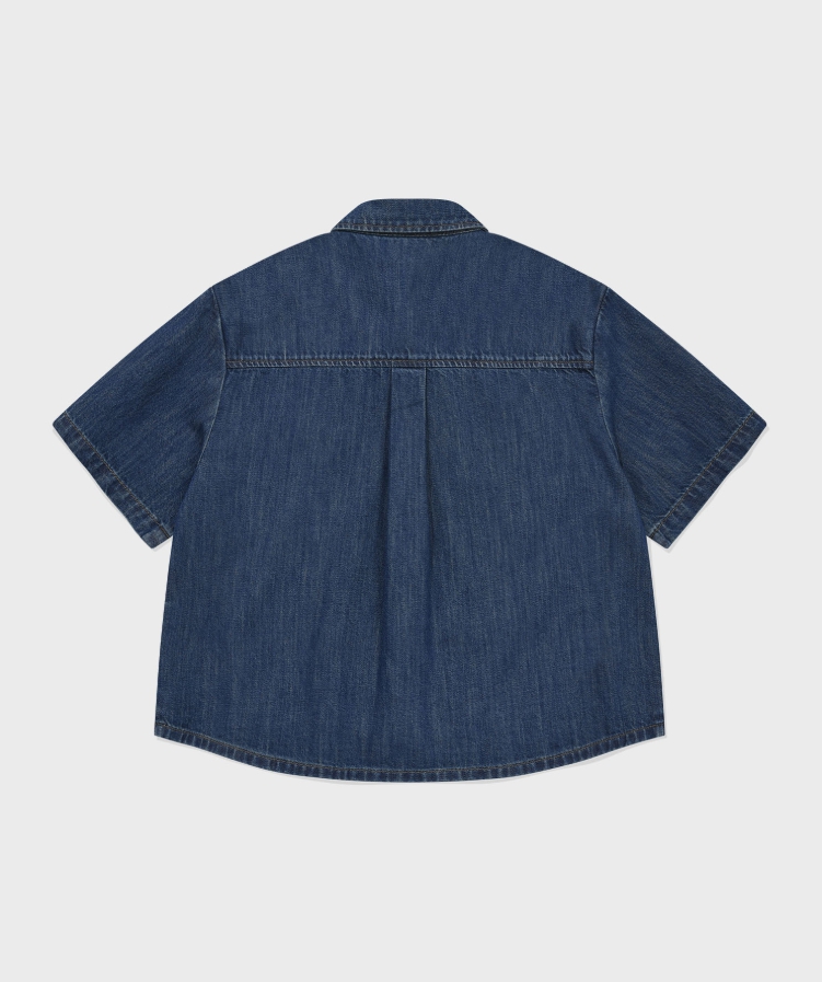 WOMEN’S LOW-OUNCE DENIM SHORT-SLEEVE SHIRT