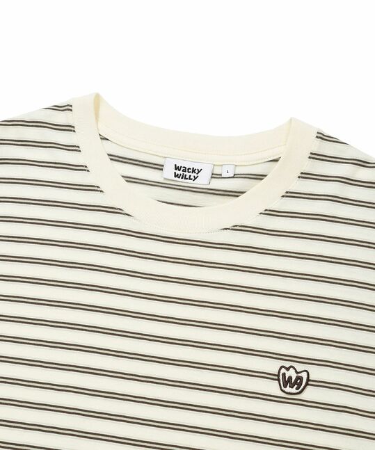 MULTI PIN STRIPE T-SHIRT