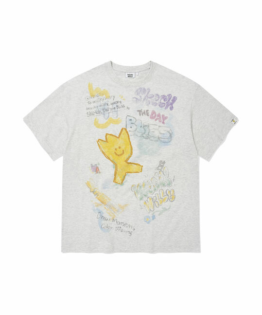 FRONT MULTI-GRAPHIC T-SHIRT