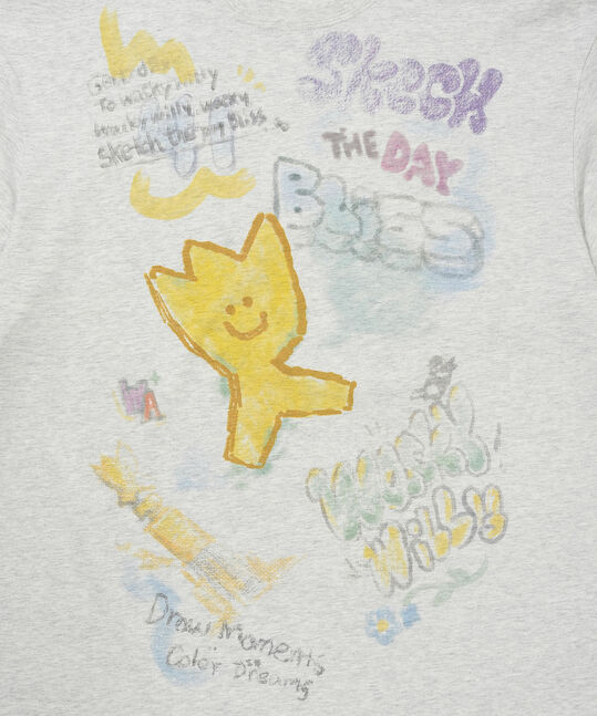 FRONT MULTI-GRAPHIC T-SHIRT