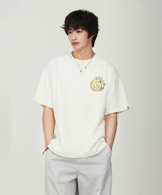 BACK MULTI-GRAPHIC T-SHIRT