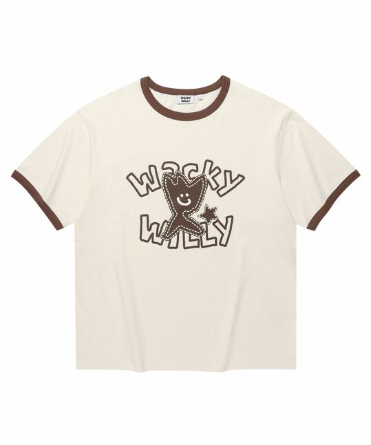 TYPOGRAPHY RINGER T-SHIRT