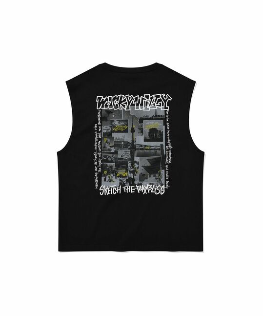 PHOTO GRAPHIC SLEEVELESS