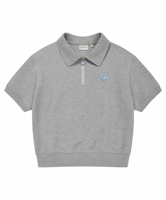 WOMEN'S LILY KARAHAFZIP UP SHORT SLEEVE