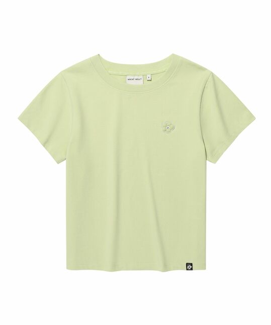 WOMEN’S LILY PATCH CROPPED T-SHIRT
