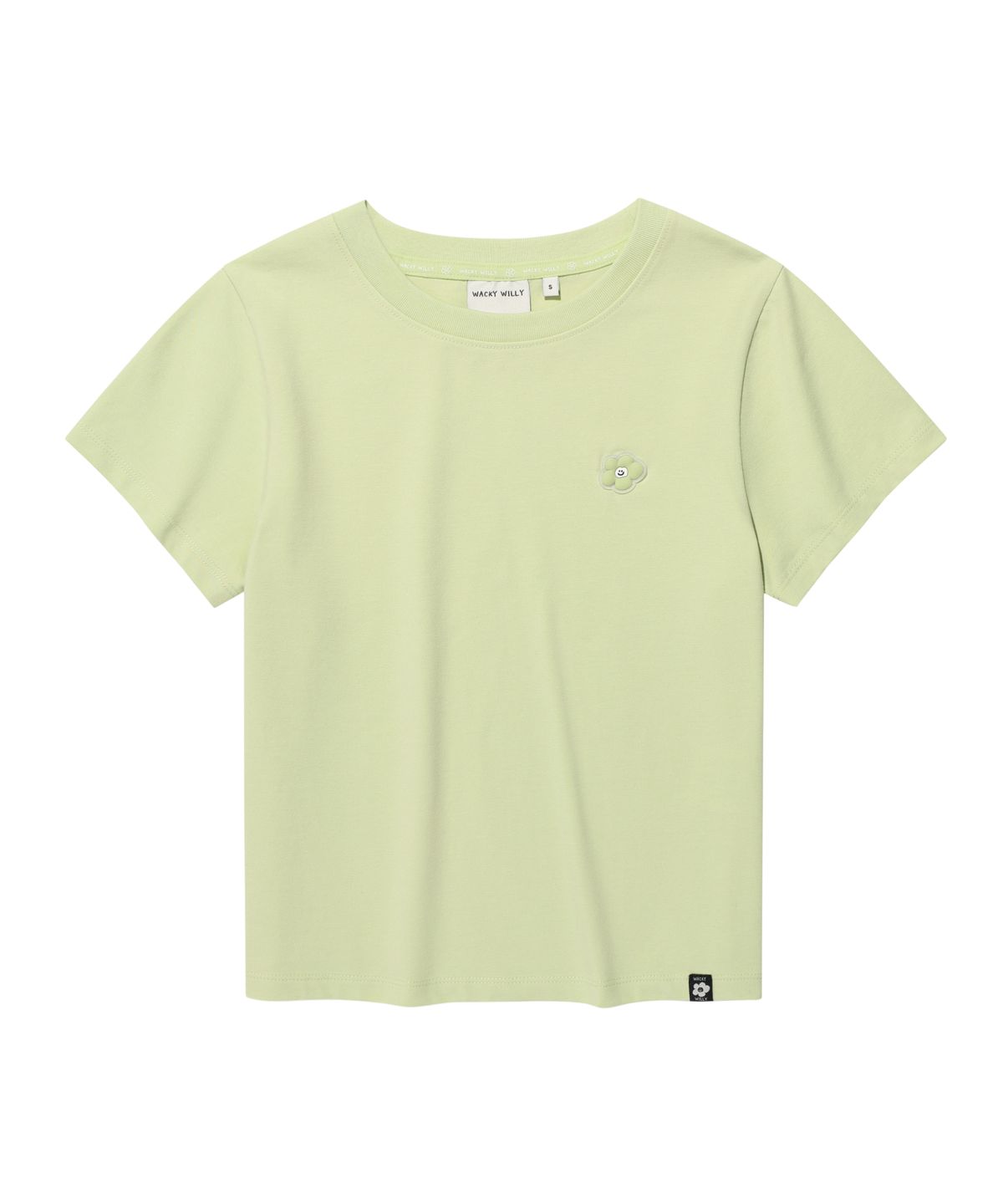 WOMEN’S LILY PATCH CROPPED T-SHIRT
