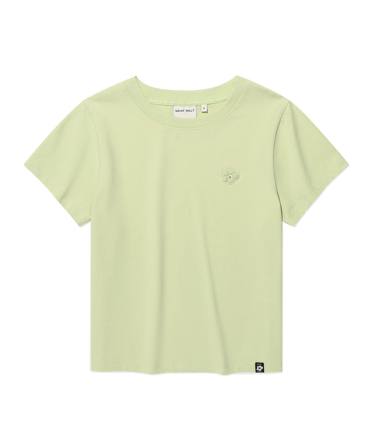 WOMEN’S LILY PATCH CROPPED T-SHIRT